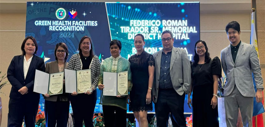 Iloilo District Hospitals Shine In National Green Health Awards
