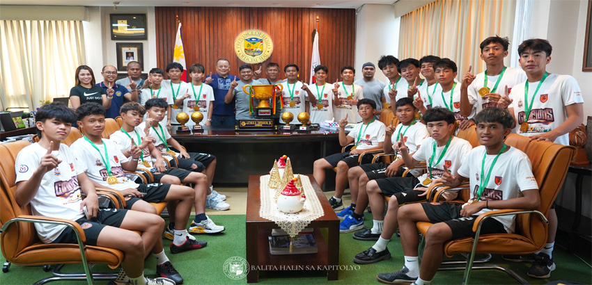 Sta. Barbara FC Receives Provincial Incentives After Dominant Pintaflores Cup Win